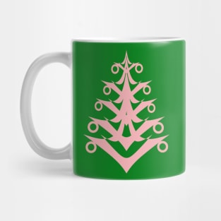 Pink Christmas Tree Mug